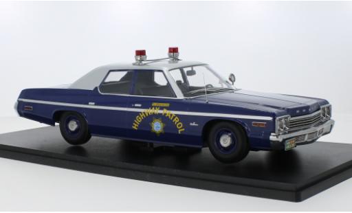 Diecast model cars Dodge Monaco police Nevada autoroute Patrol 1974 1/18 KK Scale
