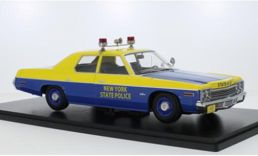 Diecast model cars Dodge Monaco police Nouveau York State 1974 1/18 KK Scale
