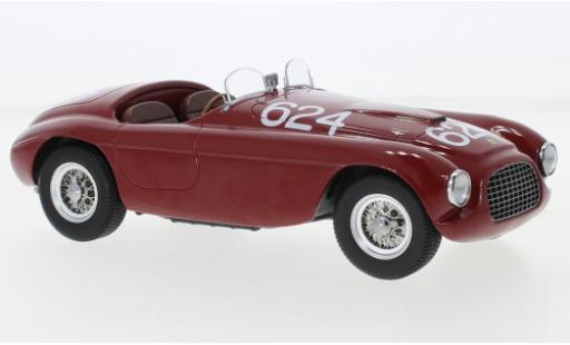 Diecast model cars Ferrari 166 MM Barchetta RHD No.624 Mille Miglia 1949 1/18 KK Scale