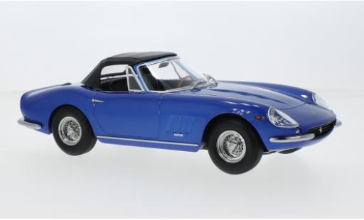 Diecast model cars Ferrari 275 GTB/4 NART Spyder metallise blue 1967 1/18 KK Scale