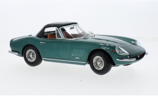 Diecast model cars Ferrari 275 GTB/4 NART Spyder metallise green 1967 1/18 KK Scale