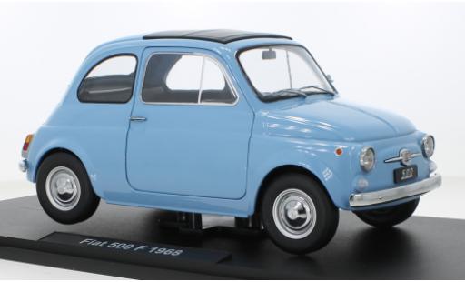 Diecast model cars Fiat 500 F blue 1968 1/12 KK Scale
