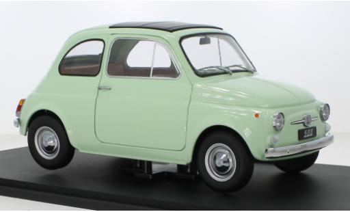 Diecast model cars Fiat 500 F green 1968 1/12 KK Scale
