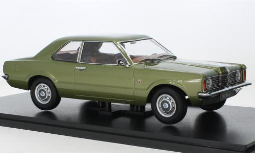Diecast model cars Ford Taunus TC1 1300 L () metallise green 1971 1/18 KK Scale