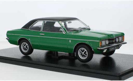Diecast model cars Ford Taunus TC1 2000 GXL () vert/matte-black 1971 1/18 KK Scale