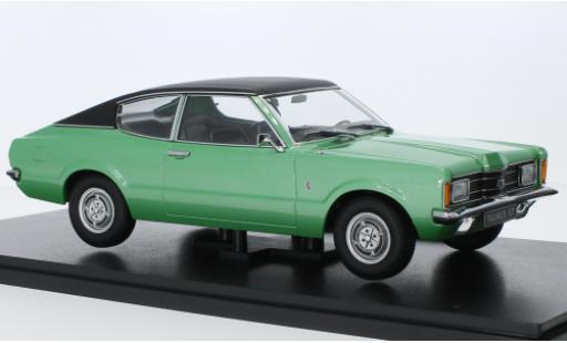 Diecast model cars Ford Taunus TC1 (TC I) GT Coupe metallise vert/black 1971 1/18 KK Scale