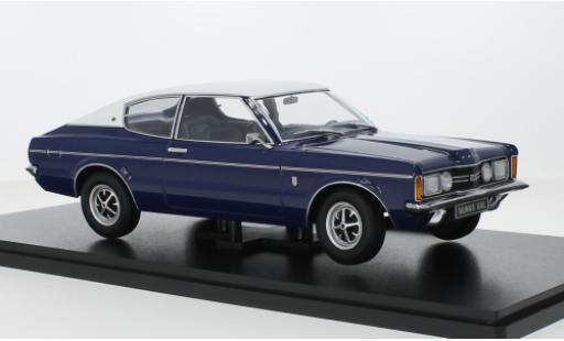 Diecast model cars Ford Taunus TC1 (TC I) GXL Coupe blue /white 1971 1/18 KK Scale