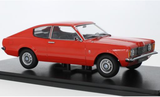 Diecast model cars Ford Taunus TC1 (TC I) L Coupe red 1971 1/18 KK Scale