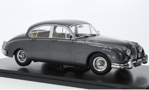 Diecast model cars Jaguar MK Base II 3.8 metallise grey RHD 1959 1/18 KK Scale