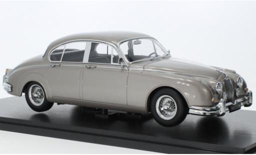 Diecast model cars Jaguar MK Base II 3.8 metallise grey 1959 1/18 KK Scale