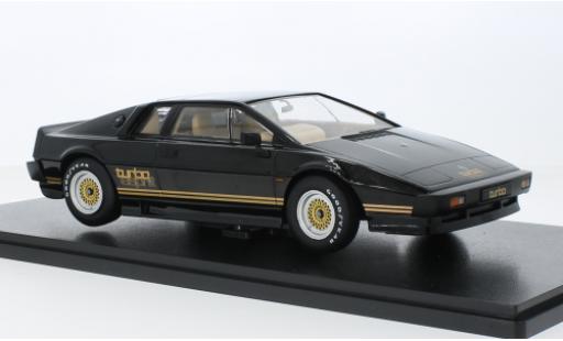 Diecast model cars Lotus Esprit Base Turbo black/dor&Atilde;&copy; RHD 1981 1/18 KK Scale