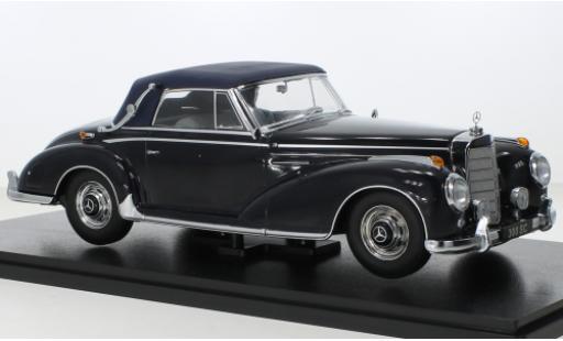 Diecast model cars Mercedes 300 Cabriolet SC (W188) Convertible blue/blue 1957 1/18 KK Scale