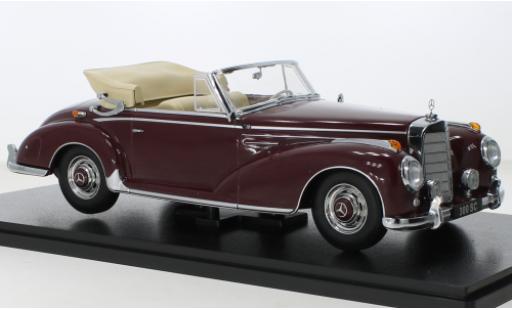 Diecast model cars Mercedes 300 Cabriolet SC (W188) Convertible red 1957 1/18 KK Scale