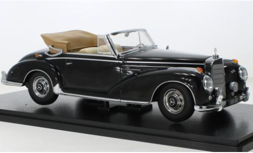 Diecast model cars Mercedes 300 Cabriolet SC (W188) Convertible black 1957 1/18 KK Scale