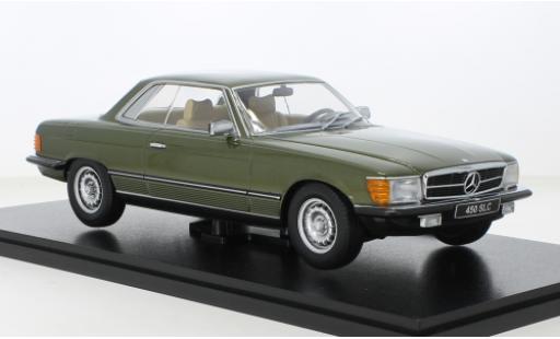 Diecast model cars Mercedes 450 Base SLC (C107) metallise green 1973 1/18 KK Scale