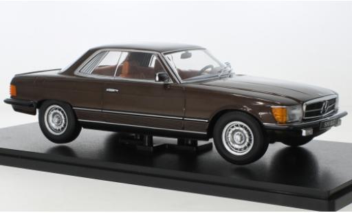 Diecast model cars Mercedes 500 Base SLC (C107) metallise brown 1981 1/18 KK Scale