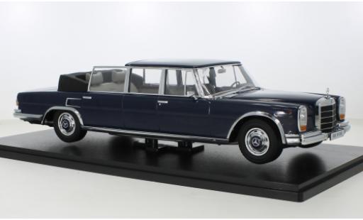 Diecast model cars Mercedes 600 Landaulet (W100) blue 1964 1/18 KK Scale