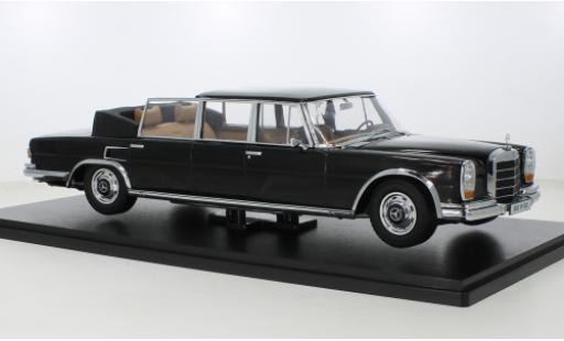 Diecast model cars Mercedes 600 Landaulet (W100) black 1964 1/18 KK Scale
