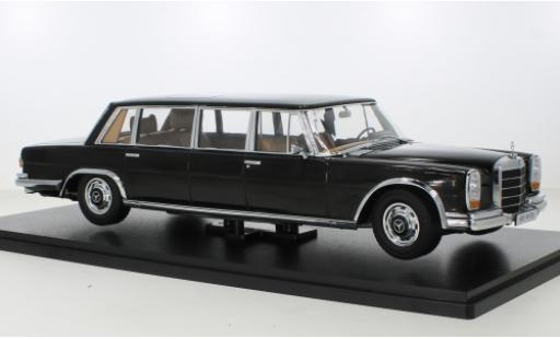 Diecast model cars Mercedes 600 Pullman (W100) black 1964 1/18 KK Scale