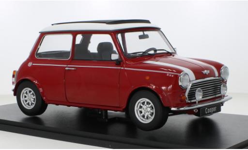 Diecast model cars Mini Cooper Base red/white 1/12 KK Scale