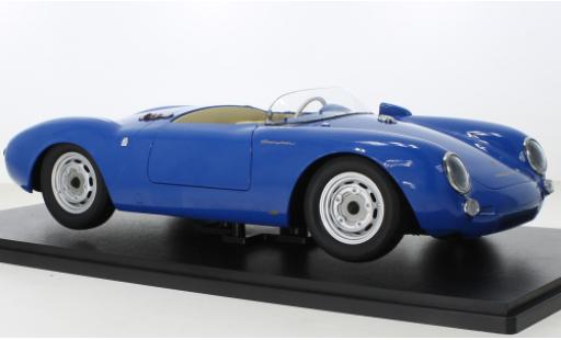 Diecast model cars Porsche 550 1953 A Spyder metallise blue/metallise white 1/12 KK Scale