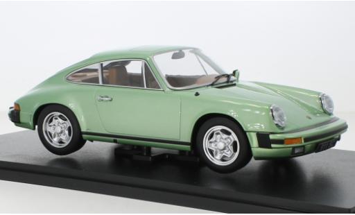 Diecast model cars Porsche 911 SC metallise green 1978 1/18 KK Scale