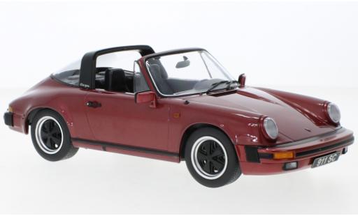 Diecast model cars Porsche 911 SC metallise red 1983 1/18 KK Scale