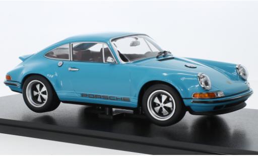 Diecast model cars Porsche 911 Base Singer blue 1/18 KK Scale