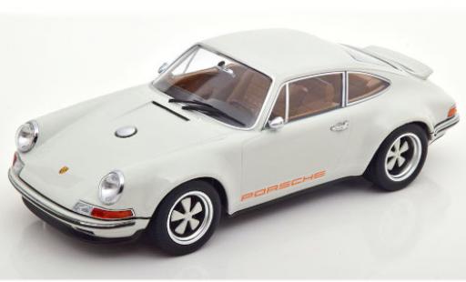 Diecast model cars Porsche 911 Base Singer grey 1/18 KK Scale