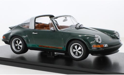 Diecast model cars Porsche 911 Targa Singer metallise green /D&Atilde;&copy;corer 1/18 KK Scale