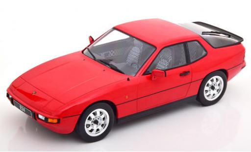 Diecast model cars Porsche 924 Base red 1985 1/18 KK Scale