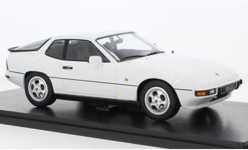 Diecast model cars Porsche 924 S S white 1986 1/18 KK Scale