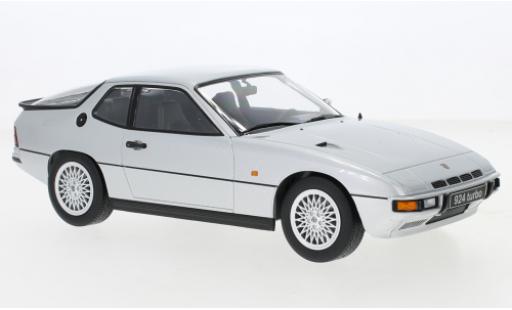 Diecast model cars Porsche 924 Turbo grey 1986 1/18 KK Scale