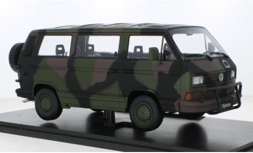 Diecast model cars Volkswagen T3 B Bus Syncro Bundeswehr 1987 1/18 KK Scale