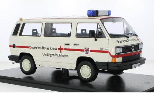 Diecast model cars Volkswagen T3 B Bus Syncro DRK - Deutsches Rotes Kreuz 1987 1/18 KK Scale