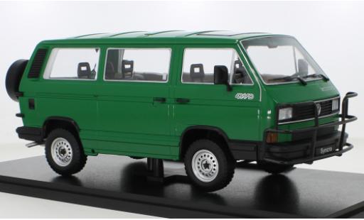 Diecast model cars Volkswagen T3 B Bus Syncro Jagdwagen green 1987 1/18 KK Scale