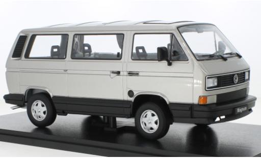Diecast model cars Volkswagen T3 B Multivan Magnum metallise grey 1987 1/18 KK Scale