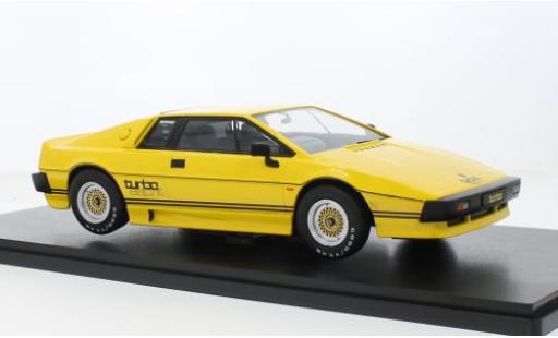 Diecast model cars Lotus Esprit Base Turbo yellow RHD 1981 1/18 KK Scale