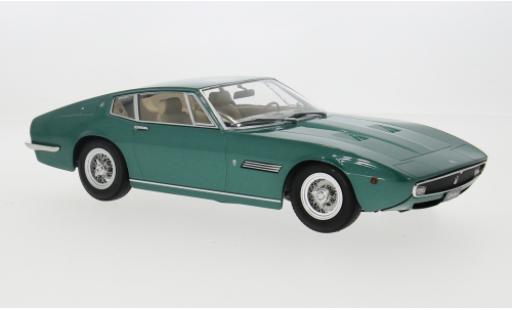 Diecast model cars Maserati Ghibli coupe green 1969 1/18 KK Scale
