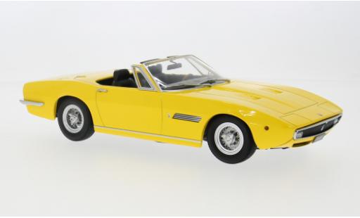 Diecast model cars Maserati Ghibli spyder yellow 1970 1/18 KK Scale