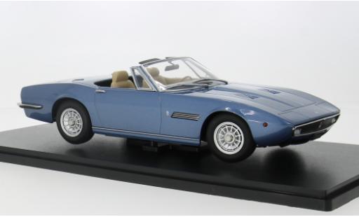 Diecast model cars Maserati Ghibli spyder blue 1970 1/18 KK Scale
