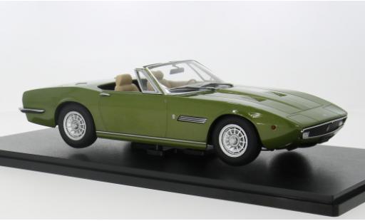 Diecast model cars Maserati Ghibli spyder green 1970 1/18 KK Scale