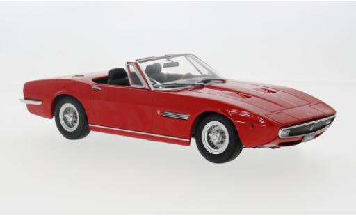 Diecast model cars Maserati Ghibli spyder red 1970 1/18 KK Scale