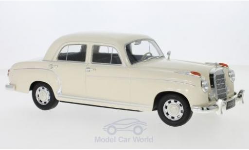 Diecast model cars Mercedes 220 Base S Limousine (W180 II) beige 1956 1/18 KK Scale
