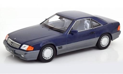 Diecast model cars Mercedes 500 Base SL (R129) metallic blue 1993 1/18 KK Scale