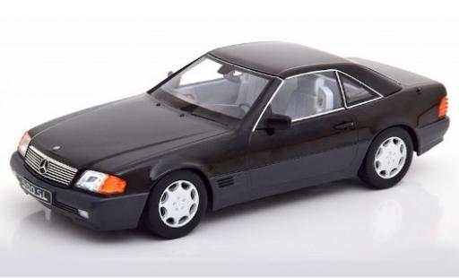 Diecast model cars Mercedes 500 Base SL (R129) metallic black 1993 1/18 KK Scale