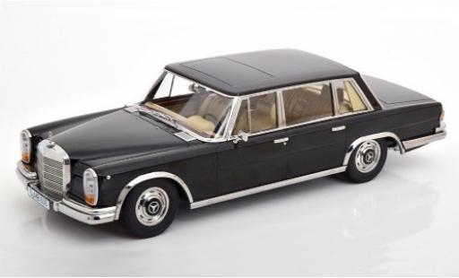 Diecast model cars Mercedes 600 Base (W100) black 1963 1/18 KK Scale