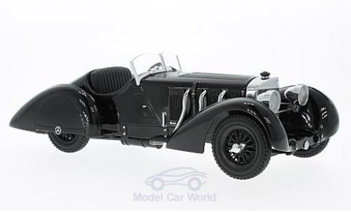 Diecast model cars Mercedes SSK Trossi Count black Der blacke Prinz 1930 1/18 KK Scale