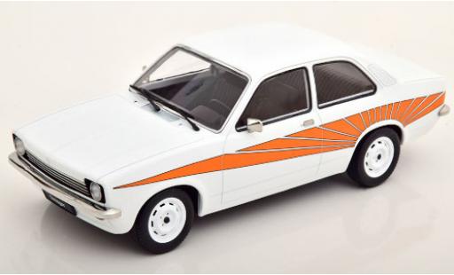 Diecast model cars Opel Kadett C Swinger C white/orange 1973 1/18 KK Scale