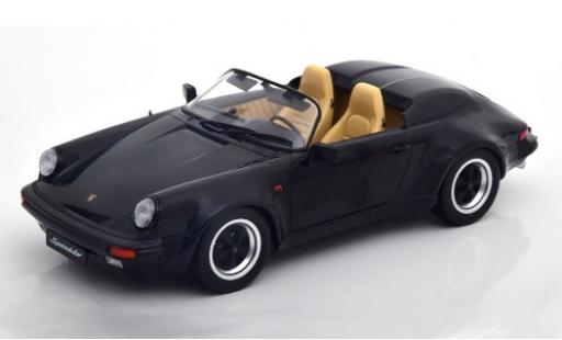 Diecast model cars Porsche 911 Speedster black 1989 1/18 KK Scale